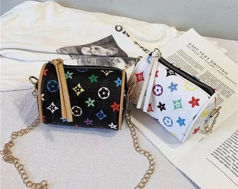 Oxford Figure Face Oxford Figure Face Cute Kids Children Girls Crossbody Bags Shoulder Bags Messenger Bag with Strap