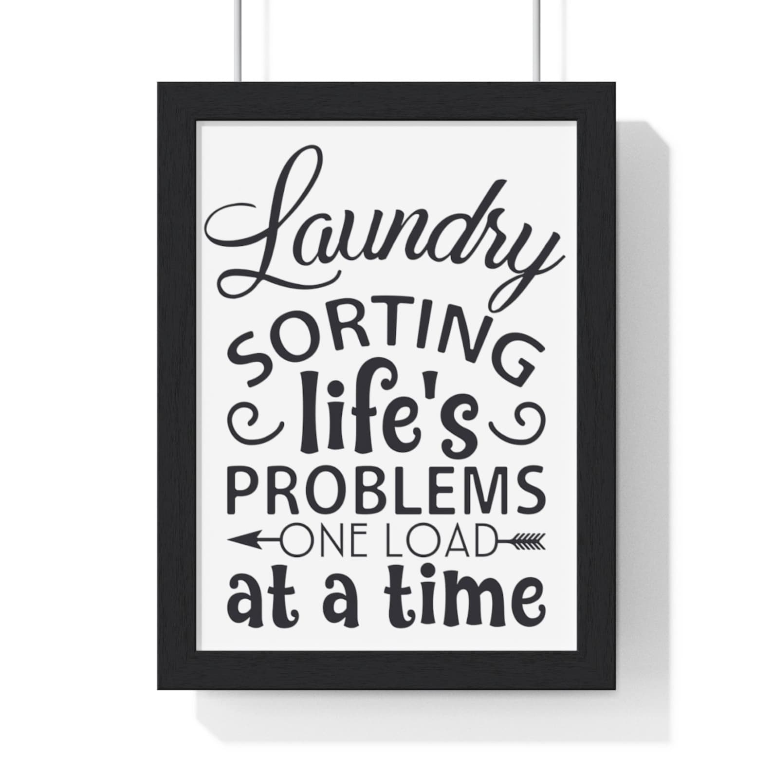 Laundry room wall art Funny laundry room decor Poster for | Etsy