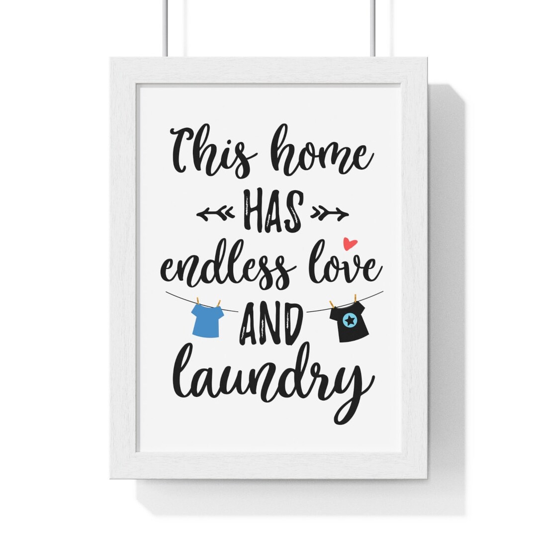Laundry Room Wall Art Funny Laundry Room Decor Poster for Etsy