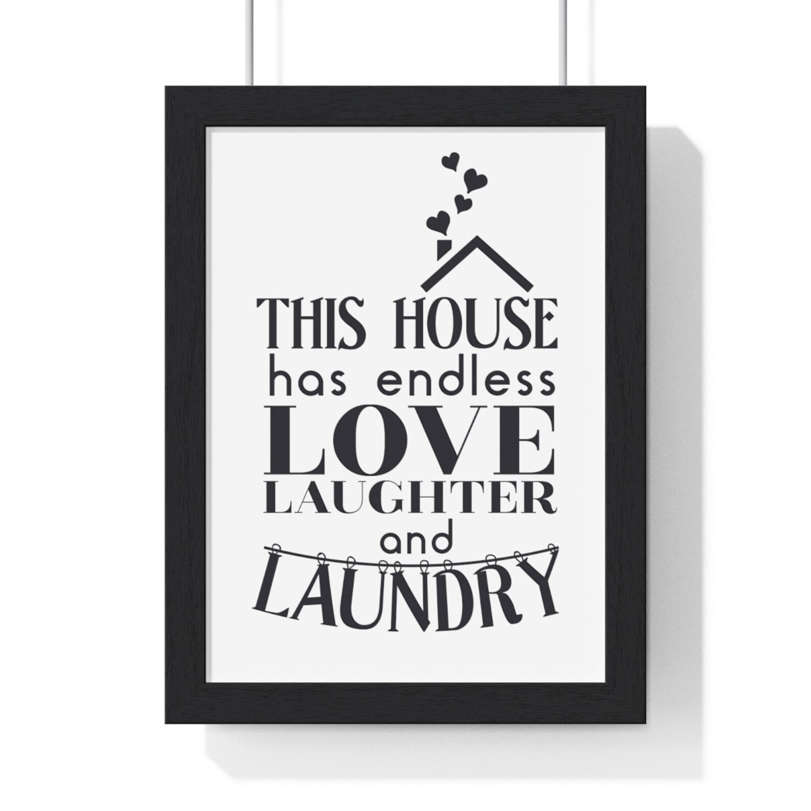 Laundry Room Wall Art Funny Laundry Room Decor Poster for Etsy