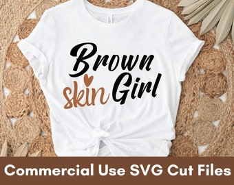 Brown Skin Girl SVG, Afro Woman SVG, Black Girl SVG, Black Woman Svg, Melanin Svg, Black Women Svg, Afro Girl Svg, Black Queen Svg