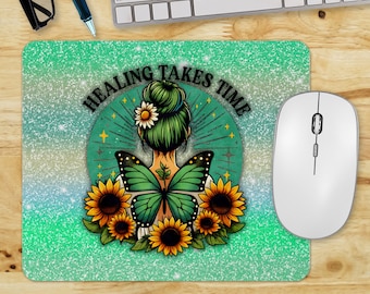 Mental Health PNG Sublimation Files Mouse Pad Sublimation Designs, Digital Download Mouse Pad, Self Care Mouse Pad PNG Sublimation File