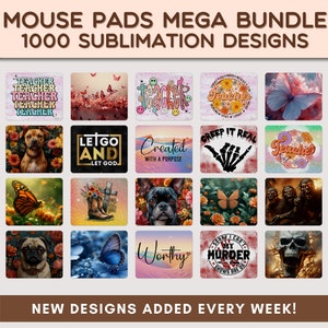 Mouse Pad Sublimation Designs Bundle, Mouse Pad PNG Designs, Sublimate Mouse Pad Bundle, Mouse Pad Designs, Sublimation Bundle Mouse Pad PNG