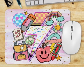 Teacher PNG Sublimation Files Teacher Mouse Pad Sublimation Designs, Instant Digital Download Mouse Pad, Teacher Mouse Pad PNG, School PNG