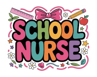 School Nurse PNG, Coquette Shirt PNG, Nurse Shirt PNG, Png For Shirts, School Nurse Bow Tee Shirt, Shirt Sublimation, T Shirt Png Download