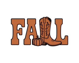Western Fall PNG, Autumn PNG, Grunge Fall PNG, Western Cowgirl Boots Fall Sublimation Design, Fall Season Png, Retro Pumpkin Fall Png