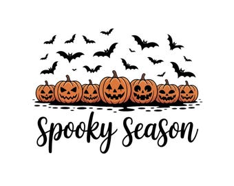 Griezelig seizoen png, herfst png, herfstpompoen sublimatieshirt png, pompoen png, Thanksgiving png, herfst png, herfstshirt, halloweenshirt png