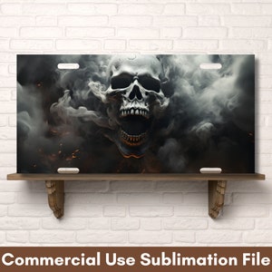 3D Halloween PNG Nummernschild Sublimationsdesign, sofortiger digitaler Download Nummernschild Design, Nummernschild PNG, Halloween Sublimation