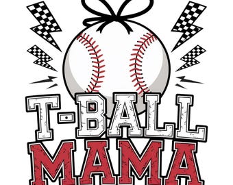 Camiseta T-Ball Mama Retro Checkered Coquette PNG Camiseta T-Ball Mom Game Day PNG Design de Camiseta T-Ball Coquette Design Esportivo Moderno para Sublimação T-Ball DTF