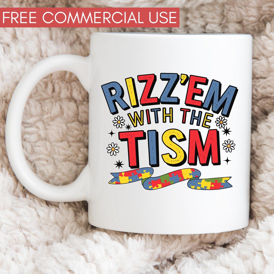Rizz Em With the Tism PNG, Retro Autism PNG, Autism Awareness PNG ...