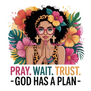 Woman Christian PNG, Religious Woman PNG, Cute Girl PNG, Jesus Png, Afro Girl Png, Pray Png, Christian Quotes Png, Sublimation Design