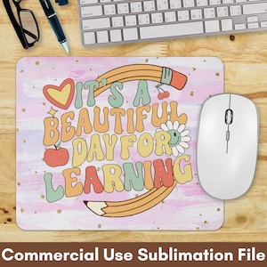 Teacher PNG Sublimation Files Teacher Mouse Pad Sublimation Designs, Instant Digital Download Mouse Pad, Teacher Mouse Pad PNG, School PNG