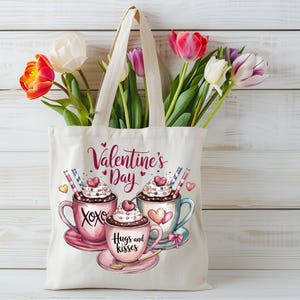 Coffee Valentine Png, Valentines Day PNG, XOXO Hugs and Kisses PNG ...
