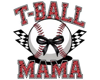 Camiseta T-Ball Mama Retro Checkered Coquette PNG Camiseta T-Ball Mom Game Day PNG Design de Camiseta T-Ball Coquette Design Esportivo Moderno para Sublimação T-Ball DTF