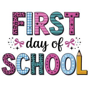 Coquette First Day Of School PNG, Back To School PNG, Teacher PNG, Preppy Back To School Png, School Png, First Day Of School Shirt Png