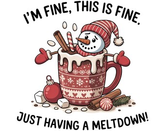 Grappig citaat schattige sneeuwpop kerst png, grappige kerstsneeuwpop png, hete cacao grappige winter png, sarcastische kerst vrolijk kerstfeest ontwerp png