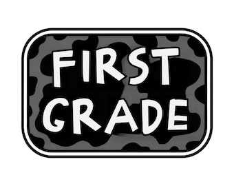 Camo Back to School PNG, First Grade PNG Shirt, Preppy Back To School PNG, First Day of School Png, Boy Back To School Sublimation Design