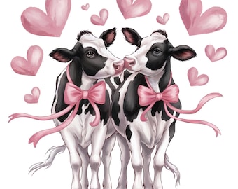 Cow PNG, Valentines PNG Sublimations, Western Sublimations, Designs Downloads, Shirt Design, Sublimation Download, PNG Files For Shirts