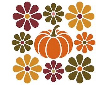 Boho Floral Fall PNG, Pumpkin Season PNG, Fall Pumpkin Sublimation Shirt PNG, Pumpkin Png, Thanksgiving Png, Autumn Vibes Png, Fall Shirt