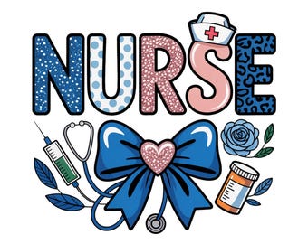 Nurse PNG, Nurse Life PNG, Nurse Sublimation Design PNG, Nurse Png Files, Nursing Png, Nurse Floral Png, Nurse Leopard Print Png, Flower Png