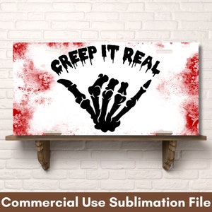 Halloween PNG Designs für Nummernschild Sublimation, sofortiger digitaler Download Nummernschild Design, Nummernschild PNG, Halloween Sublimation