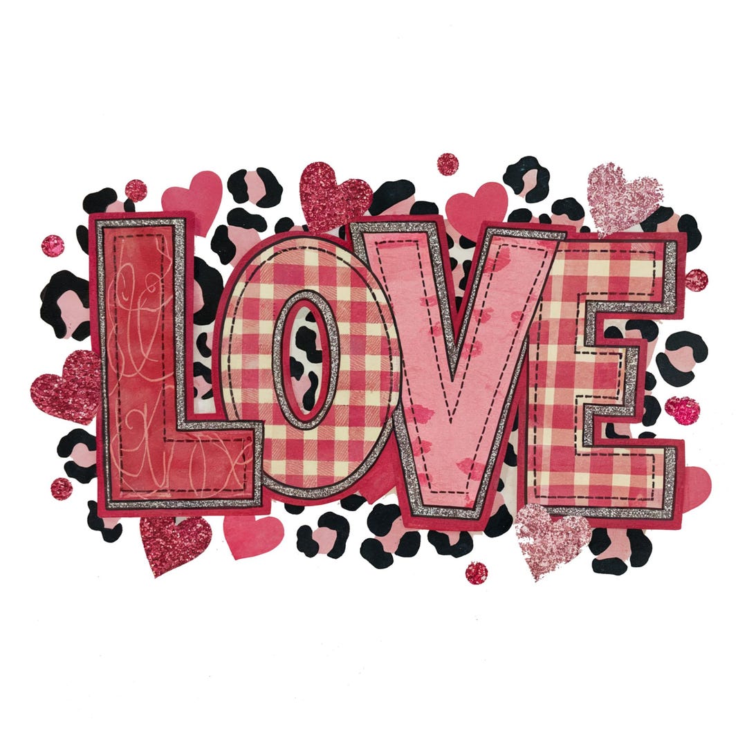 Valentine's Day Love PNG Sublimation Design Download, Love Valentine ...