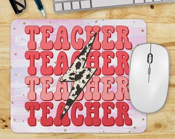 Teacher PNG Sublimation Files Teacher Mouse Pad Sublimation Designs, Instant Digital Download Mouse Pad, Teacher Mouse Pad PNG, School PNG