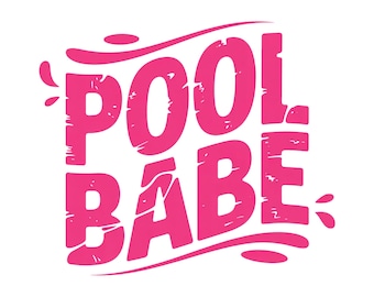 PNG de chica en la piscina y vida playera, PNG de verano, diseño de camiseta de verano neón a la moda, PNG de playa desgastada, PNG de lago, piscina y río, archivo de sublimación de vida en la piscina