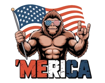 Camiseta del 4 de julio (en formato PNG), camiseta americana (en formato PNG), camiseta patriótica (en formato PNG), camiseta americana Sasquatch (en formato PNG), camiseta de la Independencia (en formato PNG), archivo divertido del 4 de julio (en formato PNG)