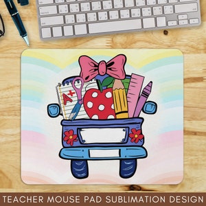 Groovy Teacher Mouse Pad PNG, Teacher PNG Sublimation Files, Teacher Mouse Pad Sublimation Designs, Digital Mouse Pad, Teacher Mouse Pad PNG