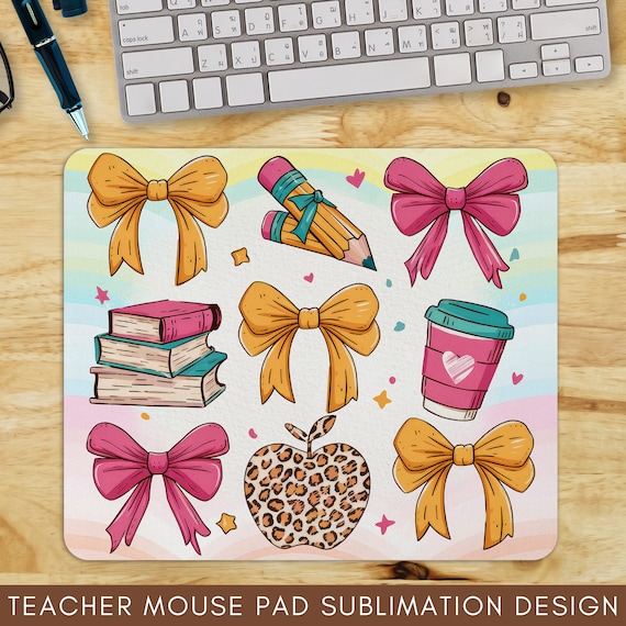 Groovy Teacher Mouse Pad PNG, Teacher PNG Sublimation Files, Teacher Mouse Pad Sublimation Designs, Digital Mouse Pad, Teacher Mouse Pad PNG