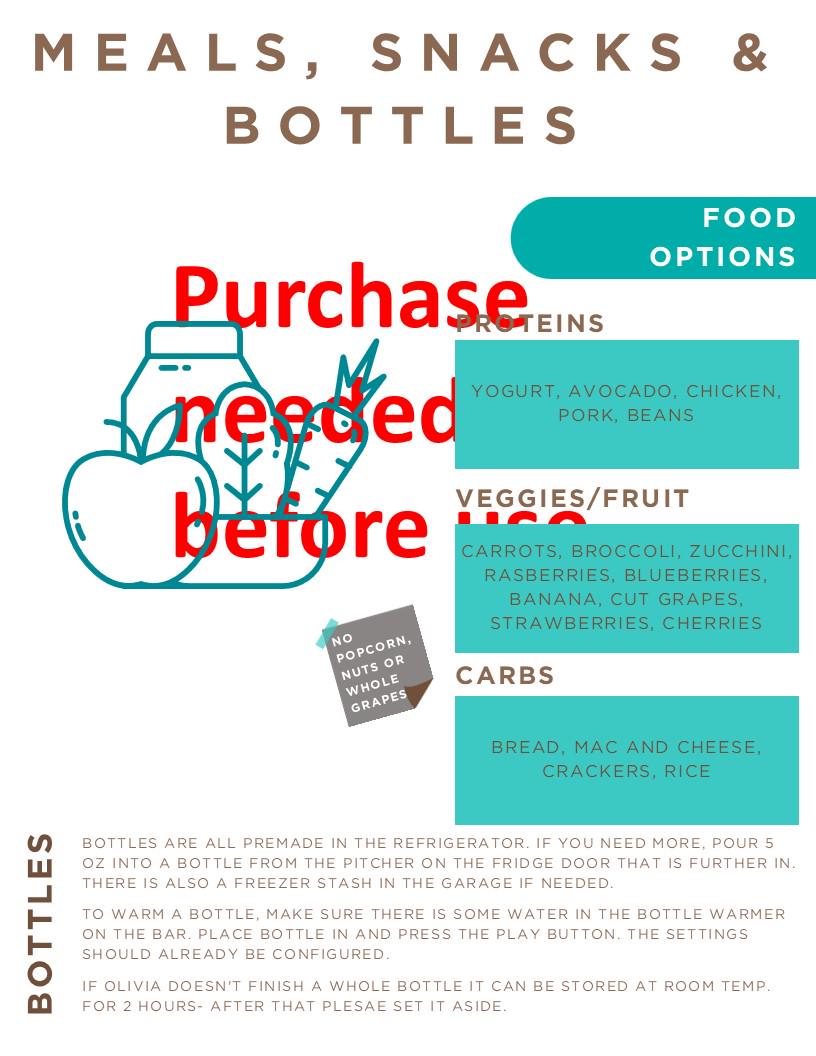 Nanny Caregiver Handbook Template Etsy