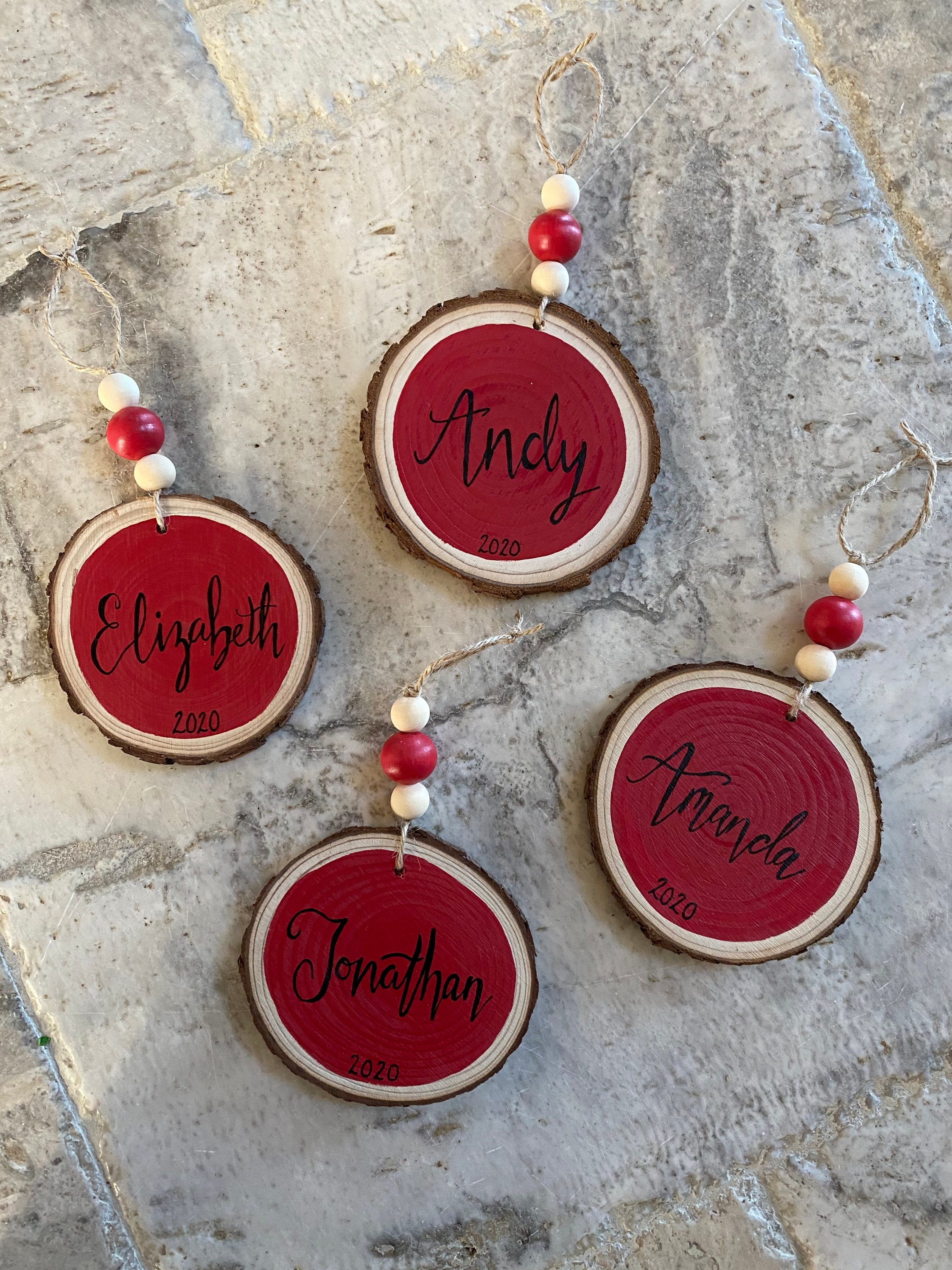 Personalized Name Ornaments Etsy.de
