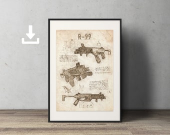 Apex Legends R99 Etsy Canada