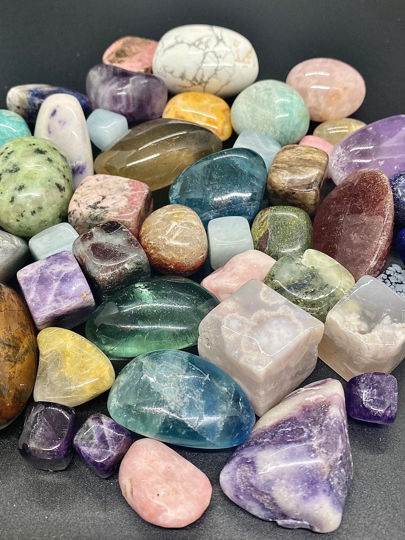 random crystal bag