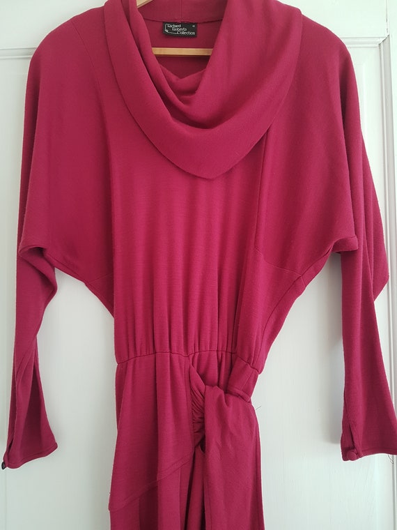Vintage 1980s Richard Roberts jersey dress