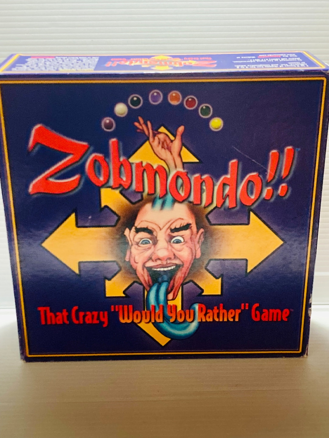 Vintage 1998 Original 'zobmondo' That Crazy Would You Rather Board Game