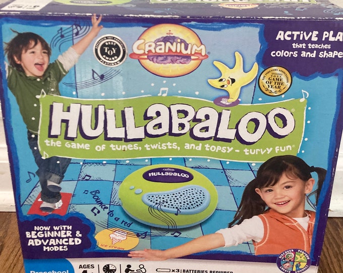 Cranium Hullabaloo Preschool Dance Game of Tunes Twists Topsy Turvy Fun ...