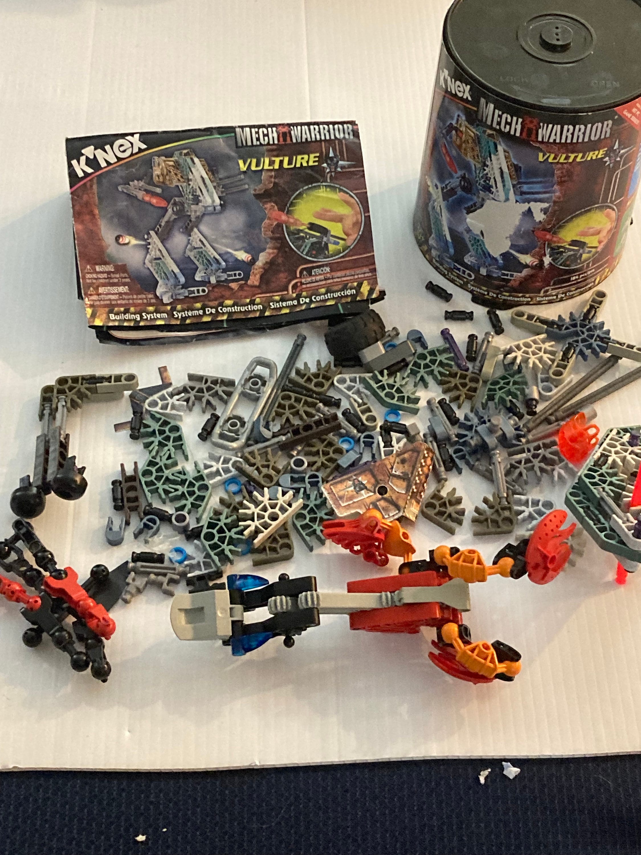 Vintage K'nex Mech Warrior Vulture Building Toy Set Canada