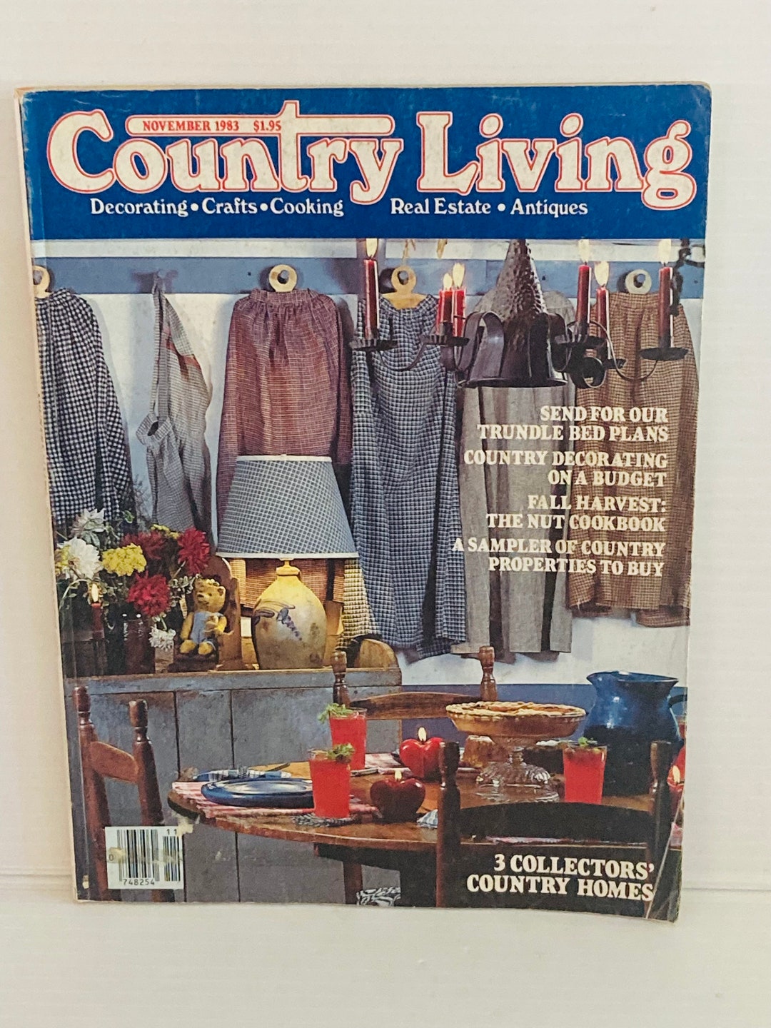 Vintage Country Living Magazine November 1983 Etsy