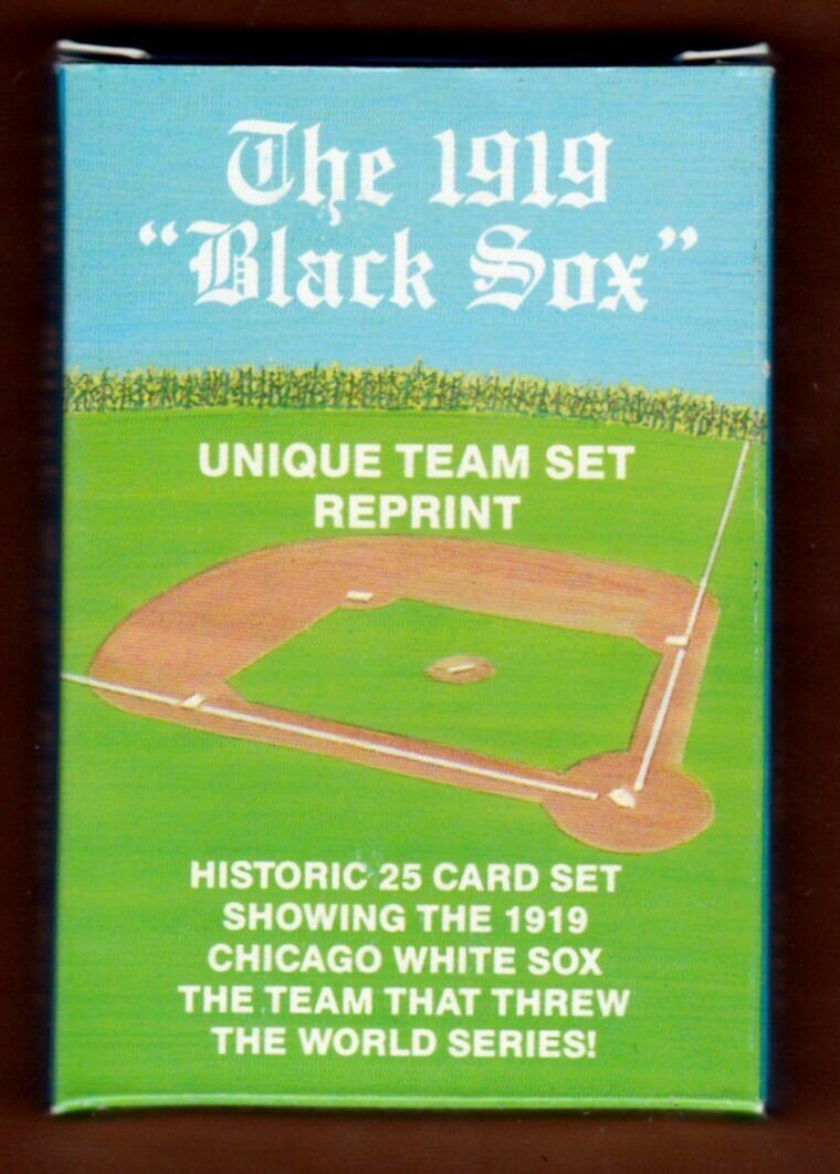 Vintage 1919 Chicago Black Sox Baseball Trading CardsReproduction
