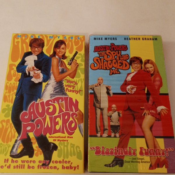 Set of 2 Austin Powers VHS Tapes