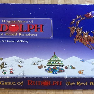 Vintage Rudolph The Red Nosed Reindeer Board Game