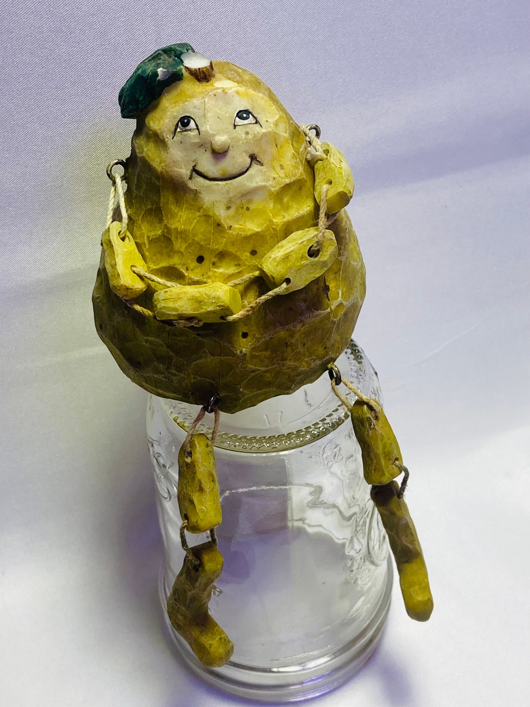 Vintage 1980's Anthropomorphic Fruit Shelf Sitterpear/lemon Etsy