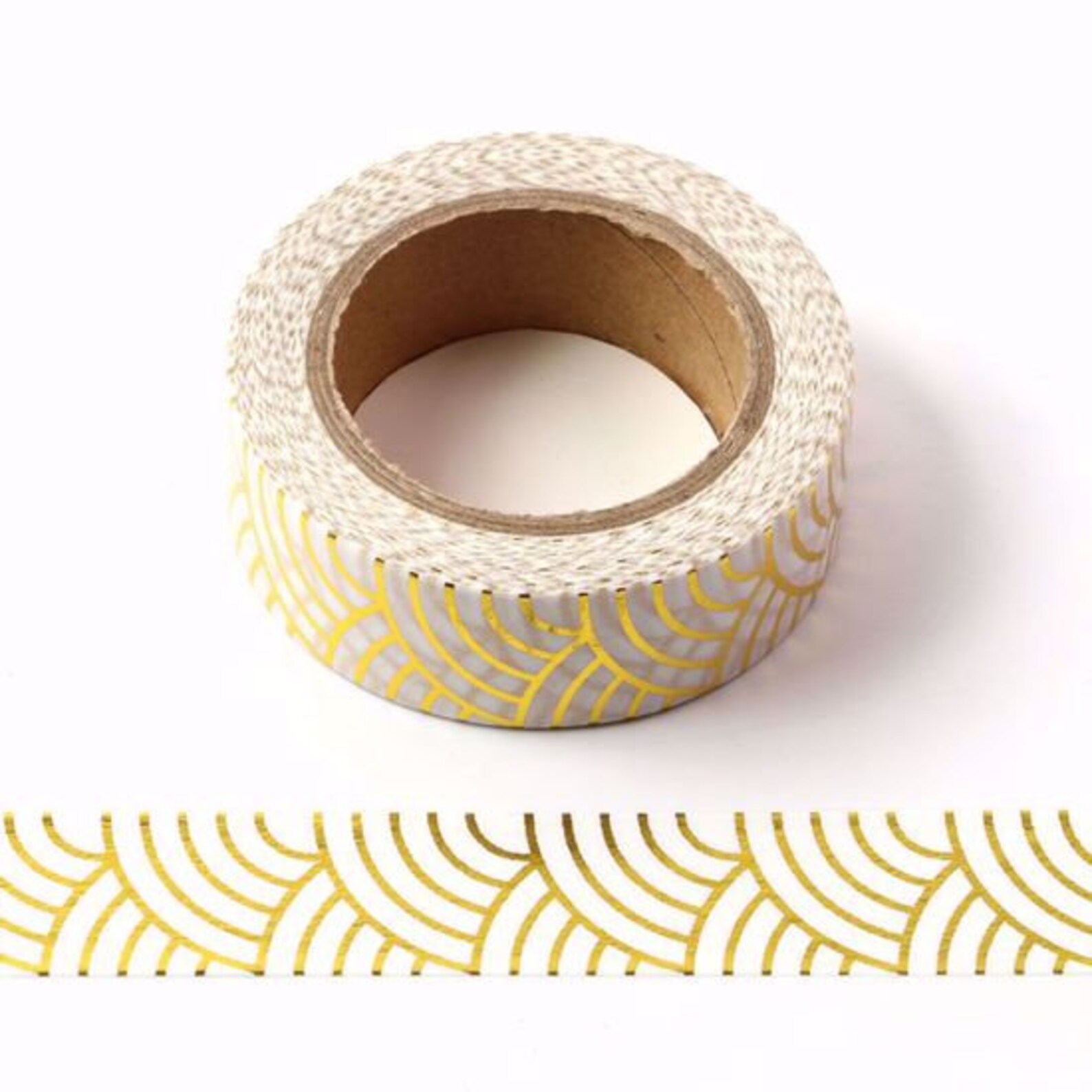 Masking tape vague japonaise 15mm x 10m couleur dorée Etsy France