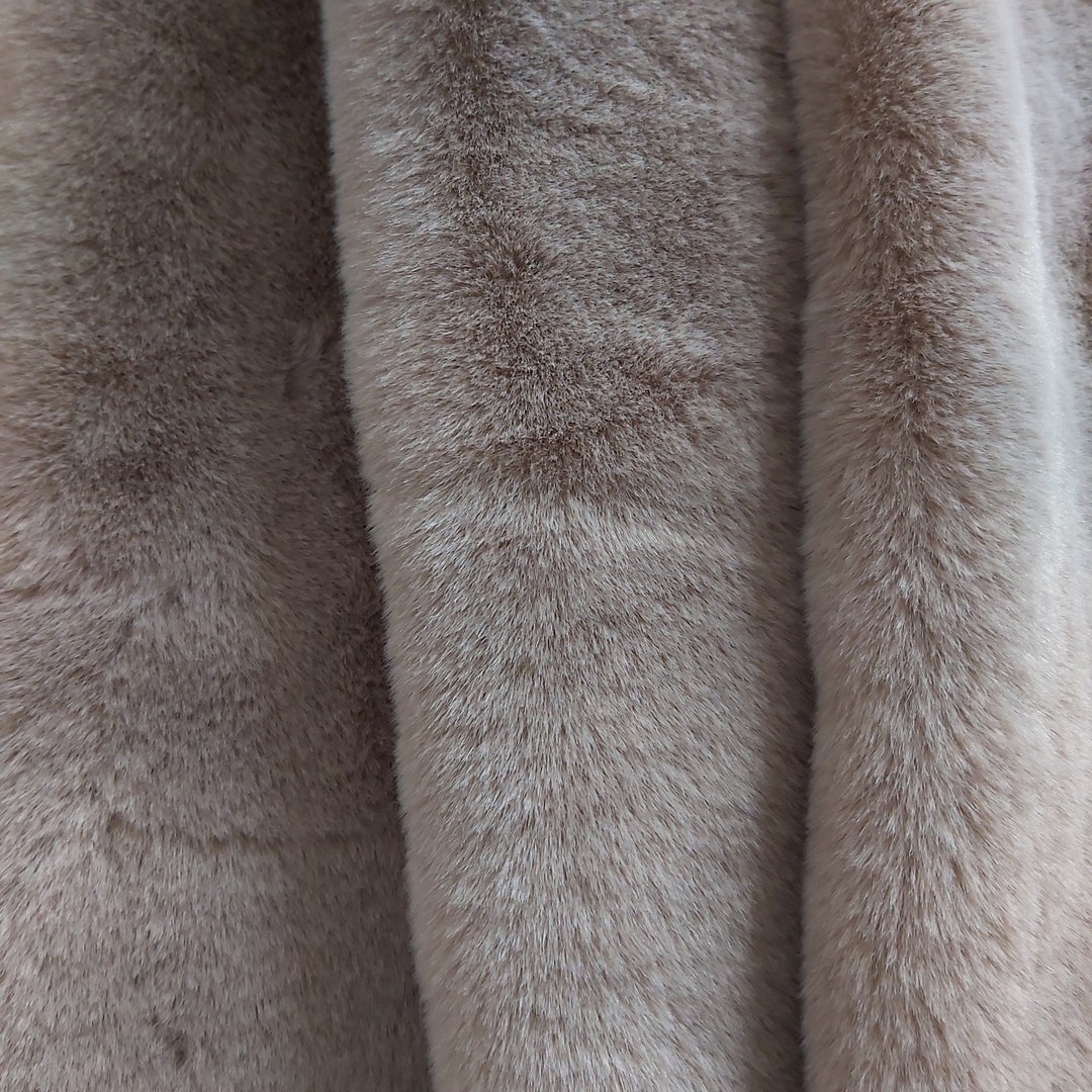 Gray Faux Fur Fabric Imitation Fur Fabric Gray Fake Fur Etsy