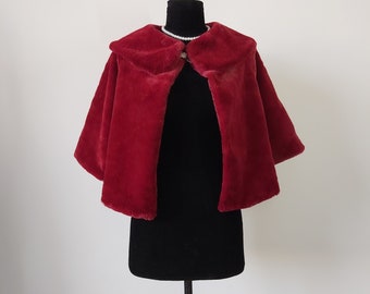 Faux Fur Wedding Shawl Jacket Stole Lady Bridal Shawl Wrap Shrug Wedding Cape Warm Windbreak Waistcoat Party Wedding Dress Accessories