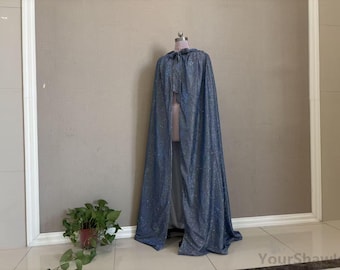 Wedding Cape, Winter Hooded Warm Long Shawl, New Wrap Coat Bridal Cloak