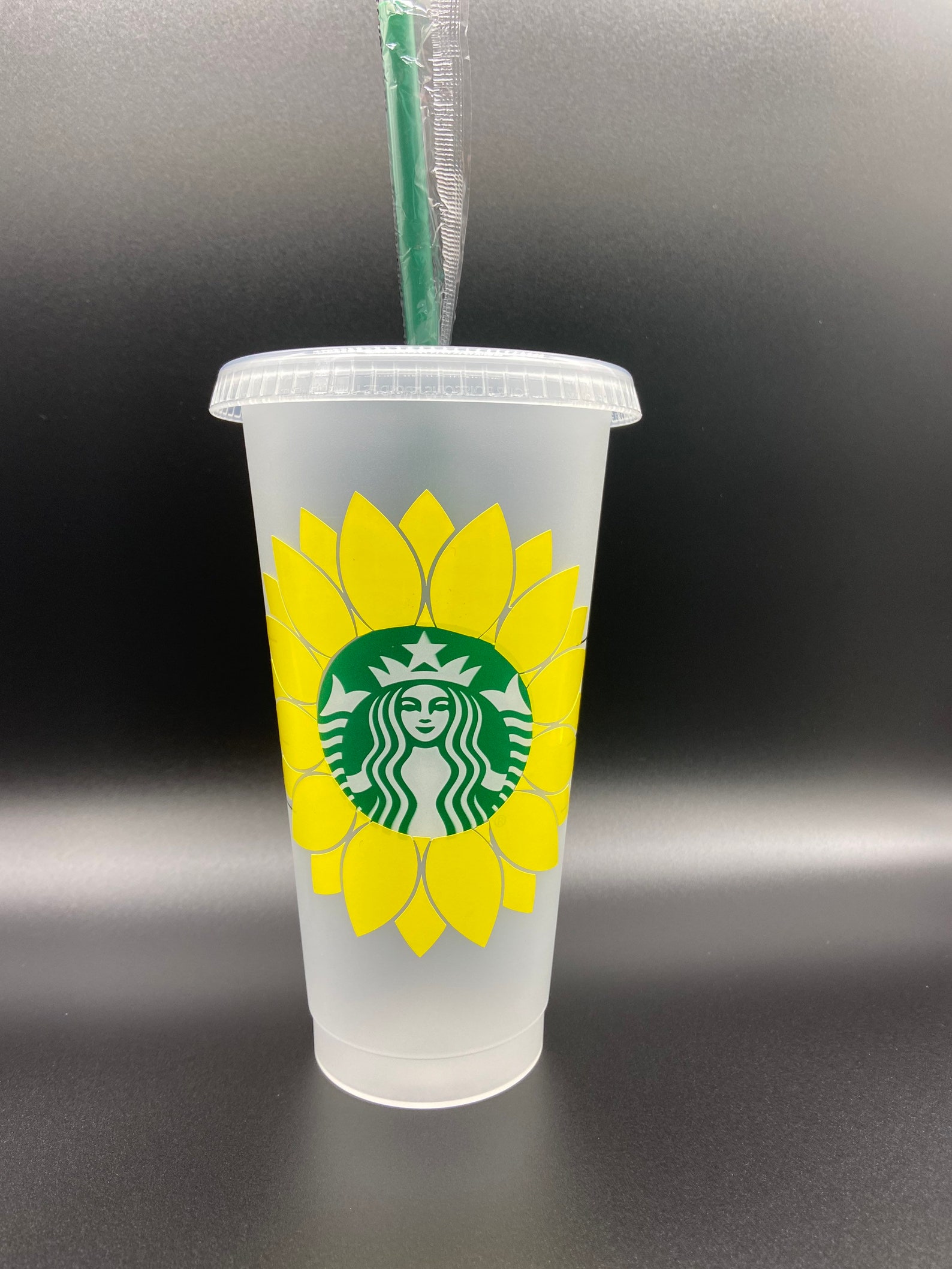 Sunflower Starbucks Cup Etsy