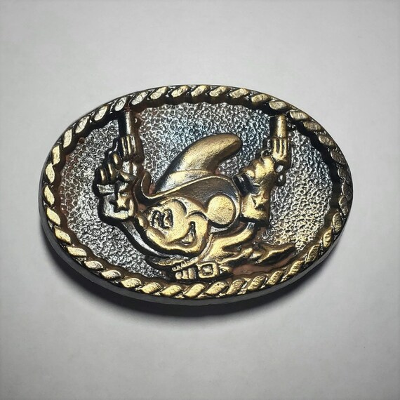 mickey mouse belt buckle